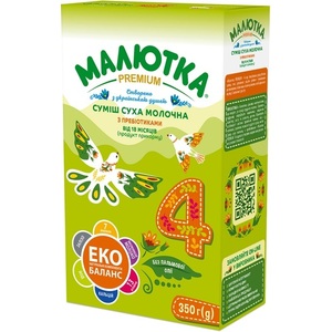 Смесь Малютка Премиум 4 сухая молочная от 18 мес. 350 г