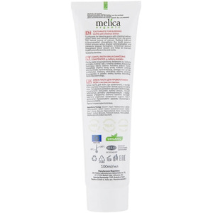 Зубна паста Melica Organic Для кровоточивих ясен з екстрактом каштанa 100 мл
