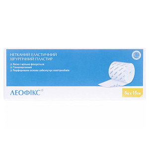 Лейкопластырь ЛЕОФИКС хир.эласт.нетк.15смх5м №1