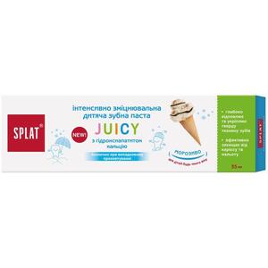 Зубная паста SPLAT детская Juicy Мороженое укрепляющая 35мл