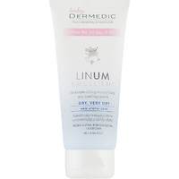 Dermedic Emolient Linum Baby Зволожуючий та заспокійливий крем-реструктор ліпідів шкіри (з 1 -го дня життя) 100г
