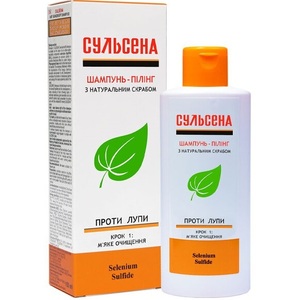 Шампунь-пилинг Сульсена с натуральным скрабом 150 мл