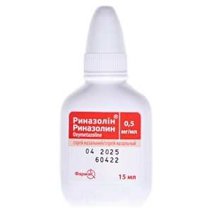 Риназолін спрей 0,05% по 15 мл у флаконі 1 шт.