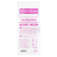 Повязка пласт. H Dr.House Н-Pore 10 см*25 см нетканая основа
