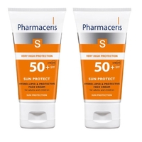 Набор Pharmaceris S Крем солнцезащитный гидролипидный для лица SPF50 2*100мл