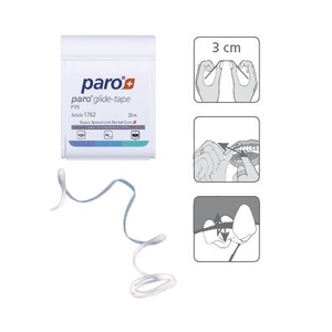 Зубна стрічка Paro Swiss glide-tape, тефлонова, 20м
