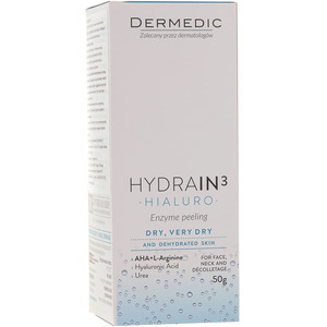 Пилинг Dermedic Hydrain3 Hialuro Энзимный для чувствительной и сухой кожи 50г