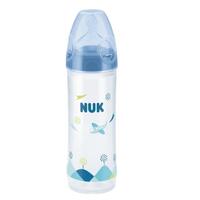Бутылочка Nuk Classic 10225140 c силик соской 250 мл (голубая)