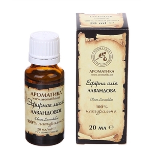 Масло Ароматика эфирное лавандовое 20 мл
