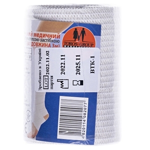 Бинт Торос эласт.мед.8смх3м с клип.-застеж.