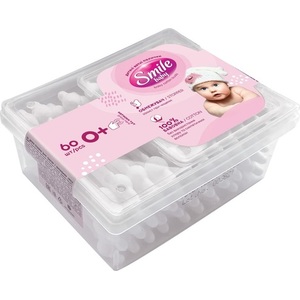 Ватные палочки Smile детские с ограничителем №60
