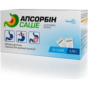 Апсорбин порошок по 3,76 г в саше 30 шт. - Фармак