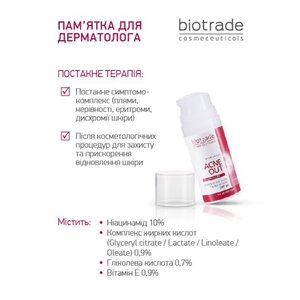 Крем Biotrade ACNE OUT Восстанавливающий SPF 30 30 г