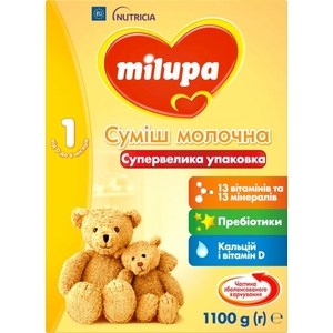 Смесь Milupa Заменитель грудного молока Milupa-1 1100 г