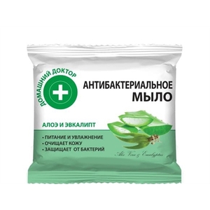 Домашній Доктор Антибактеріальне мыло Алое і евкаліпт 70г