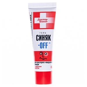 Синяк-OFF гель для экспресс-удаления синяков с тонирующим эффектом 30г