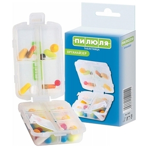 Таблетниця Пілюля для ліків на 7 днів Органайзер