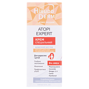 Крем Hirudo Derm Аtopi Expert спец. д/склонной к атопии кожи 400мл