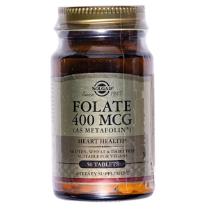 Солгар (Solgar) Фолат 400мкг (Метафолин) табл. №50