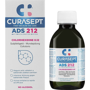 Ополаскиватель Curaprox полости рта Жидкость-ополаскиватель 0,12% хлоргексидина 200 мл