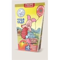 Пюре Чудо-чадо из яблок, моркови и айвы с витамином С TWA 135 г