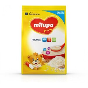 Каша Milupa молочна рисова для дітей від 4-х міс 210г