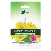 Глина NATURPRO зеленая для лица с экстрактом лопуха и арники 50 гр