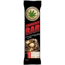 Батончик-мюслі Cannabis Bar з фундуком та насінням канабісу 40г