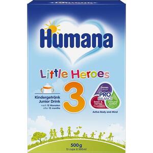 Смесь Humana-3 сухая молочная Маленькие герои 500г