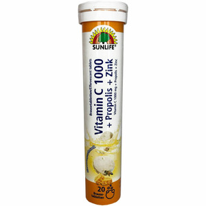 Вітаміни Sunlife Vit.C 1000+Propolis+Zink табл. шип. №20