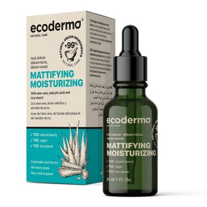Сиворотка Ecoderma д/обл.звол.з алое вера,саліц.кисл.та рис.крохмалем 30мл