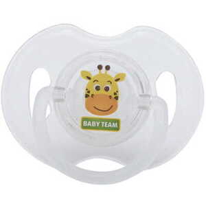 Пустышка Baby Team 3102 силиконовая ортодонтическая 6+ TRITAN-пластик