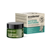 Крем д/лица Ecoderma увл.матир. с рис. крахм., бамбуком и натур.углевод. 50мл