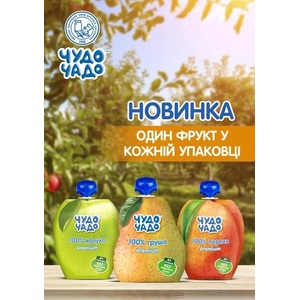 Пюре Чудо-чадо из груш без сахара Premium 90 г (пауч)