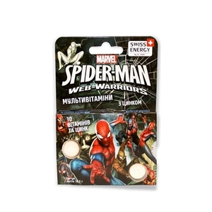 Вітаміни Swiss Energy Multivitamins Spiderman жувальні №12