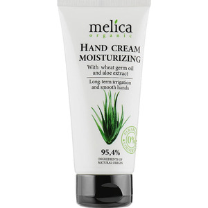 Крем Melica Organic Зволожуючий для рук з олією зародків пшениці та екстрактом алое 100 мл