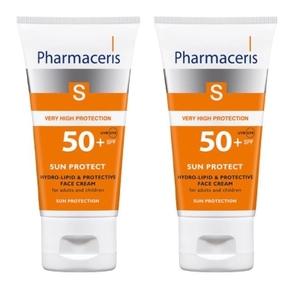 Набор Pharmaceris S Крем солнцезащитный гидролипидный для лица SPF50 2*100мл