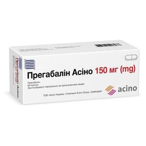 Прегабалін Асіно капс.150мг №60