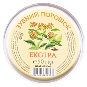 Зубний порошок Фармаком Екстра 50 г