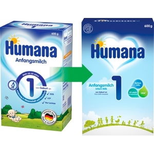 Суміш Humana-1 з пребіотиками молочна 600 г