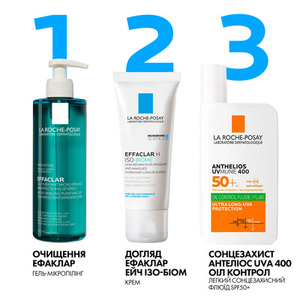 Гель-микропиллинг La Roche-Posay Эфаклар для очищения проблемной кожи 200 мл