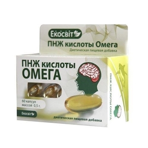 ПНЖ кислоти Омега Екосвіт Ойл Новація капсули №60