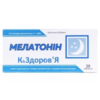 Мелатонин Красота и Здоровье табл. №30