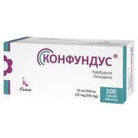 Конфундус таблетки по 25 мг/250 мг 100 шт.