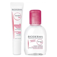 Набор Bioderma Сансибио крем-гель для контура глаз 15мл+ Сансибио Н2О 100мл