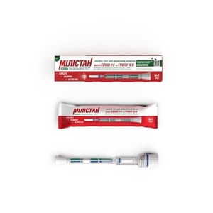 Тест COVID-19 экспресс-тест Милистан Комби д/опред. антигена и гриппа А/В