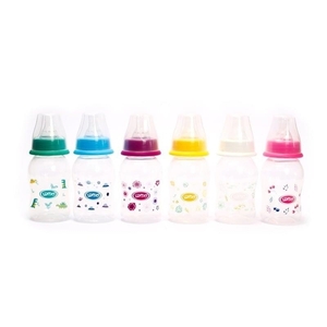 Бутылочка Lindo изогнутая с силиконовой соской 125 мл