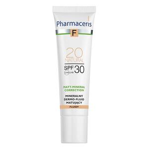 Дермофлюїд Pharmaceris F Мінеральний матуючий для натуральної шкіри SPF30 30мл