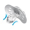 Пустышка Lovi 22/811 силиконовая динам Night&Day 6-18 м 2 шт