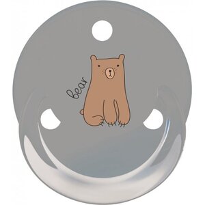 Пустышка Baby-nova 23360/3 лат.круглая с рис./кольц.2шт.мальчик